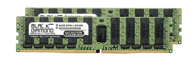 Picture of 128GB Kit (2x64GB) DDR4 2400 ECC Registered Memory 288-pin  (4Rx4)