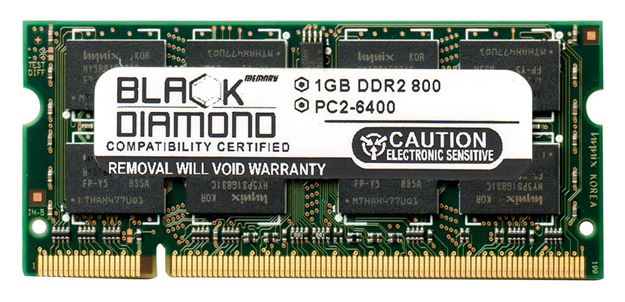 Picture of 1GB DDR2 800 (PC2-6400) SODIMM Memory 200-pin (2Rx8)