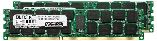 Picture of 32GB Kit (2x16GB) DDR3 1066 (PC3-8500) ECC Registered Memory 240-pin (2Rx4)