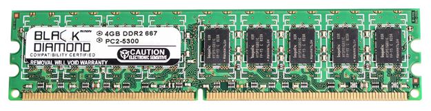 Picture of 4GB DDR2 667 (PC2-5300) ECC Memory 240-pin (2Rx8)