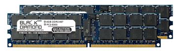 Picture of 8GB Kit (2x4GB) DDR2 667 (PC2-5300) ECC Registered Memory 240-pin (2Rx4)