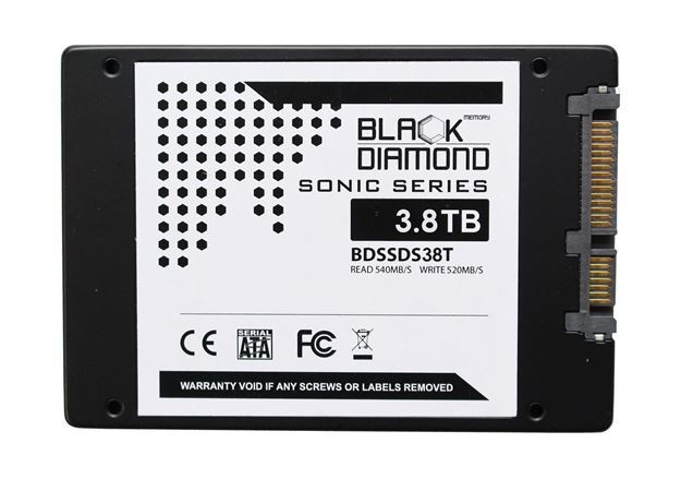 Picture of 3.8TB Sonic Series SSD SATA III  2.5 inch W/R:540/520MB 7 years warranty