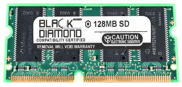 HMemory - 128MB SDRAM PC100 SODIMM Memory 144-pin (1Rx16)