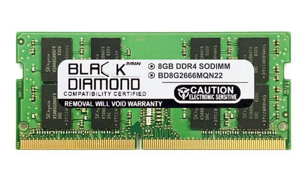 Picture of 8GB DDR4 2666 SODIMM Memory 260-pin (2Rx8)