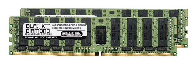 Picture of 512GB Kit (2X256GB) DDR4 2933 LRDIMM ECC Registered Memory 288-pin (4Rx4)